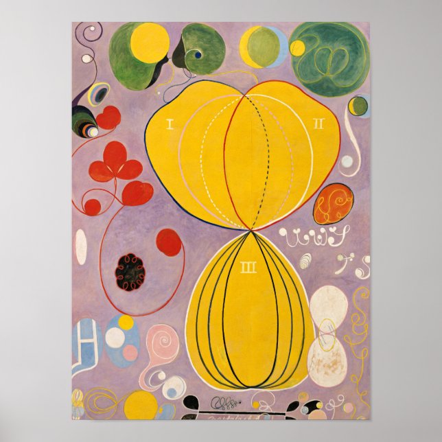The Ten Largest, Group IV, No.7 by Hilma af Klint Poster (Front)