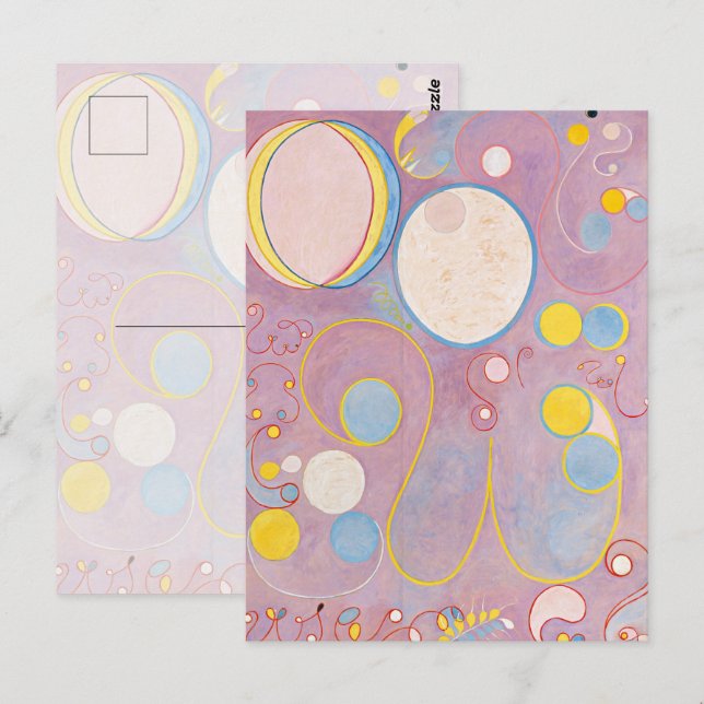 The Ten Largest, Group IV, No.8 by Hilma af Klint Postcard (Front/Back)