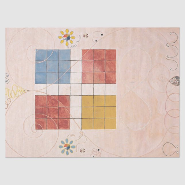 The Ten Largest No 10 Old Age Tissue Paper (Front)