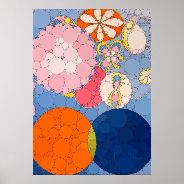 The Ten Largest, No.2, Dots, After Hilma af Klint Poster (Front)
