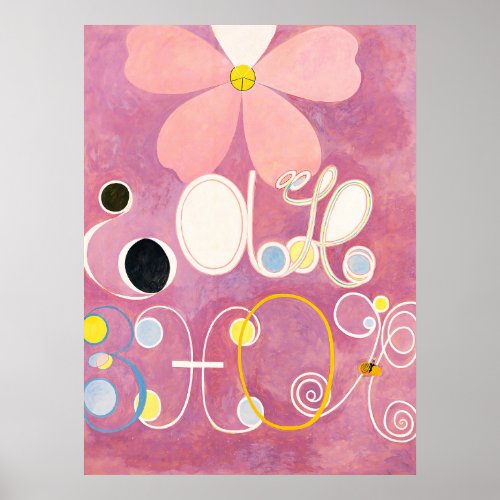 The Ten Largest No 5 Adulthood Hilma af Klint Poster