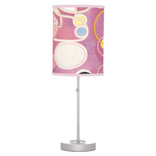 The Ten Largest No 5 Adulthood Hilma af Klint Table Lamp