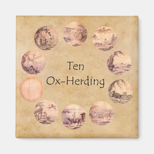 The Ten Oxherding Pictures Magnet (Front)