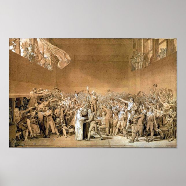 The Tennis Court Oath  1791 Poster (Front)