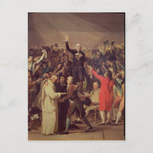 The Tennis Court Oath Postcard