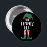 The Tennis Elf Matching Family Group Christmas Button<br><div class="desc">The Tennis Elf Matching Family Group Christmas</div>