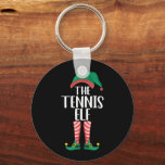 The Tennis Elf Matching Family Group Christmas Keychain<br><div class="desc">The Tennis Elf Matching Family Group Christmas</div>