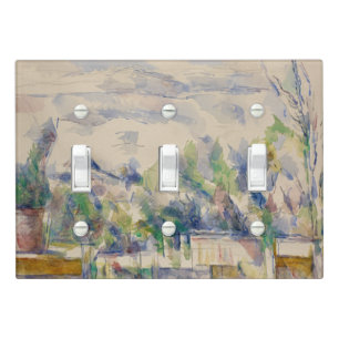 The Terrace at the Garden at Les Lauves, Cezanne Light Switch Cover