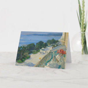 The Terrace, Cap d’Ail Sir John Lavery Card
