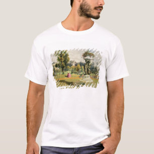 The Terrace Garden, Woburn Abbey (chromolitho) T-Shirt