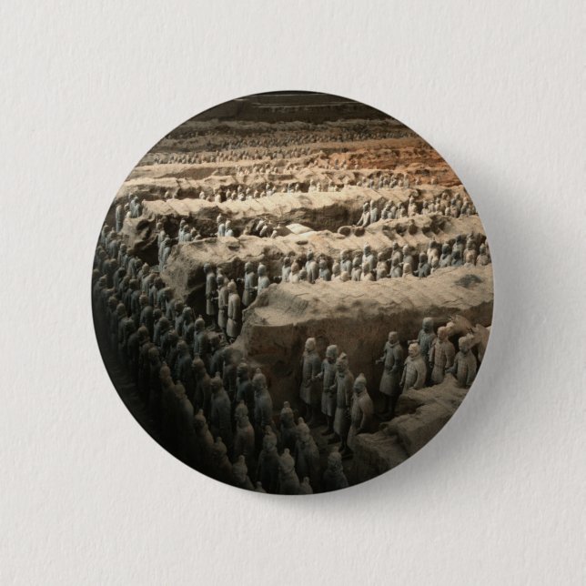 The Terracotta Army Button (Front)
