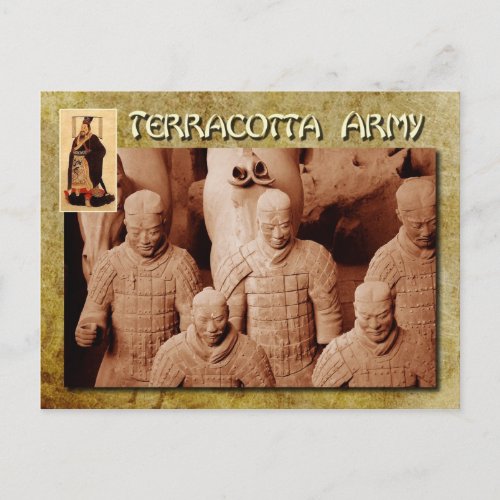 The Terracotta Army of the first Emperor of China Postcard