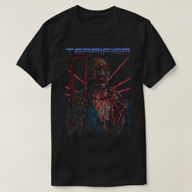 THE TERRIFIER Pillow T-Shirt (Design Front)