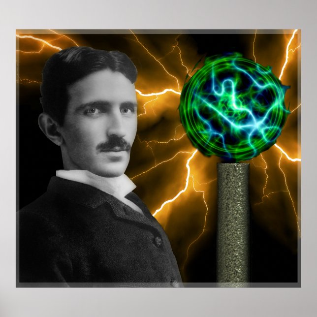 THE TESLA COIL and NIKOLA TESLA Poster (Front)