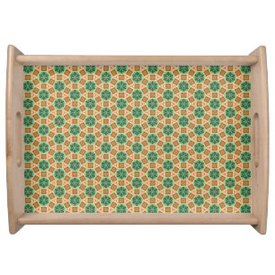 The Tessellated Feast: Byzantine Hexagon Serving Tray