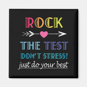 The Test-funny School Student Teacher Test Day Magnet