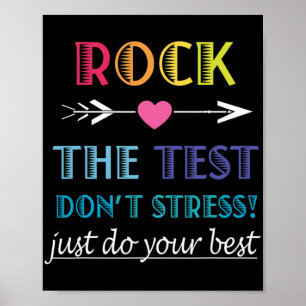 The Test-funny School Student Teacher Test Day  Poster