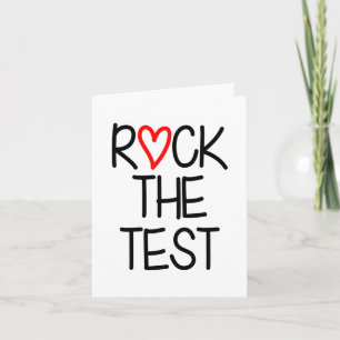 The Test Teacher Test Day Testing Day Funny Teache Card