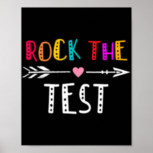 The Test Teacher Test Day Testing Day Funny Teache Poster