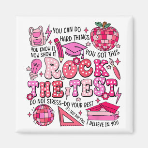 The Test Testing Day Don't Stress Do Your Best Tea Magnet