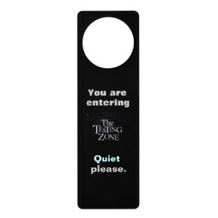 The Testing Zone Door Hanger
