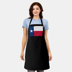 The Texan Lone Star State Flag of Texas Apron
