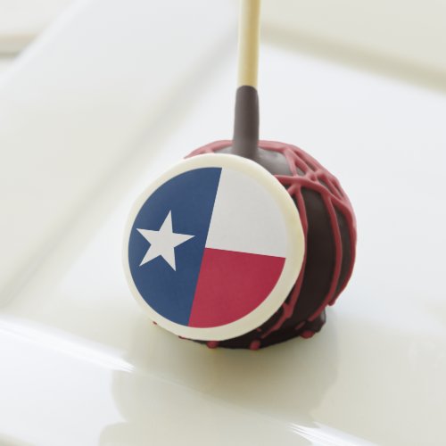 The Texan Lone Star State Flag of Texas Cake Pops