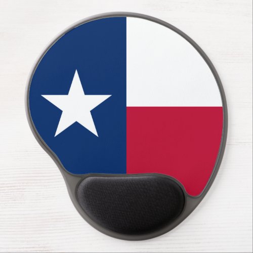The Texan Lone Star State Flag of Texas Gel Mouse Pad