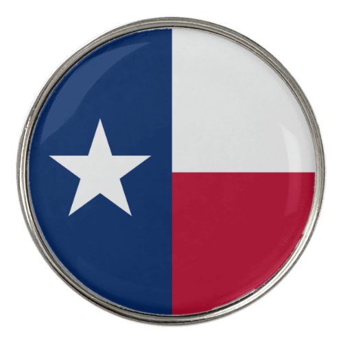 The Texan Lone Star State Flag of Texas Golf Ball Marker