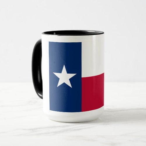 The Texan Lone Star State Flag of Texas Mug