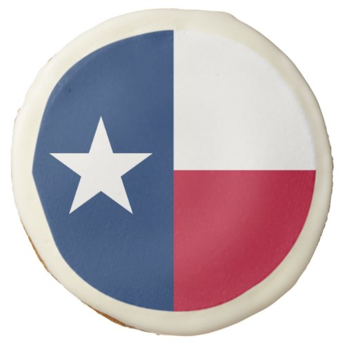 The Texan Lone Star State Flag of Texas Sugar Cookie