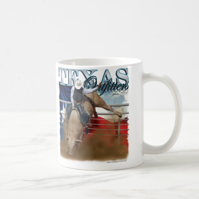 The Texas Outfitters Rodeo Bullrider Coffee Mug (Right)