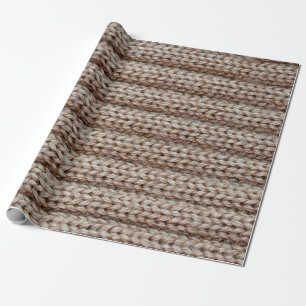 the texture of the plain knitted fabric , brown wrapping paper