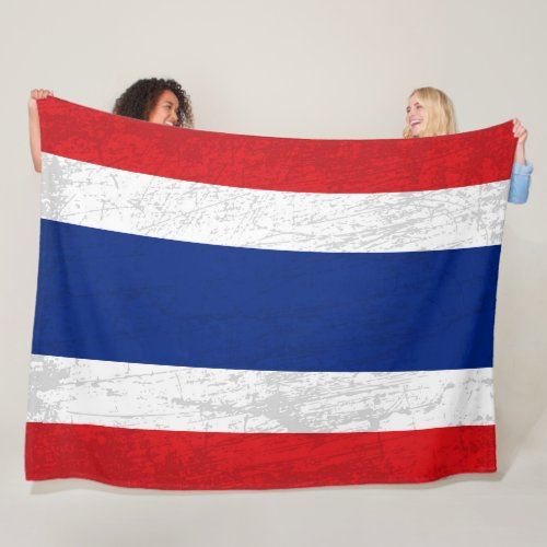 The Thailand Flag _ A Tapestry of Thai itage Fleece Blanket