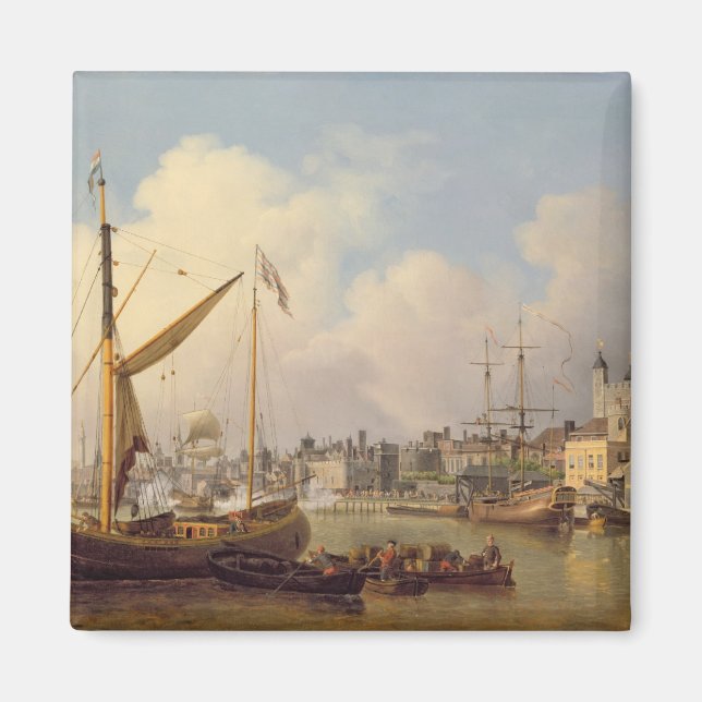 The Thames and the Tower of London supposedly on t Magnet (Front)