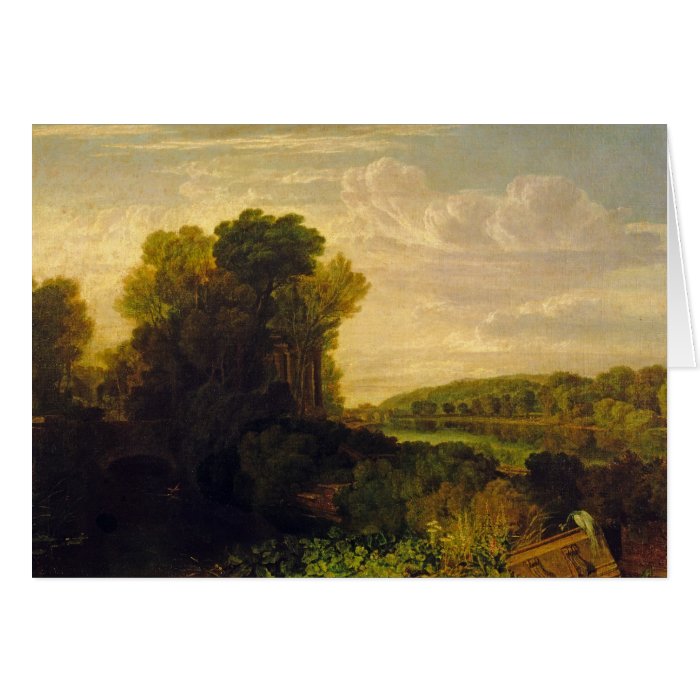 The Thames at Weybridge, c.1807 10 Greeting Cards