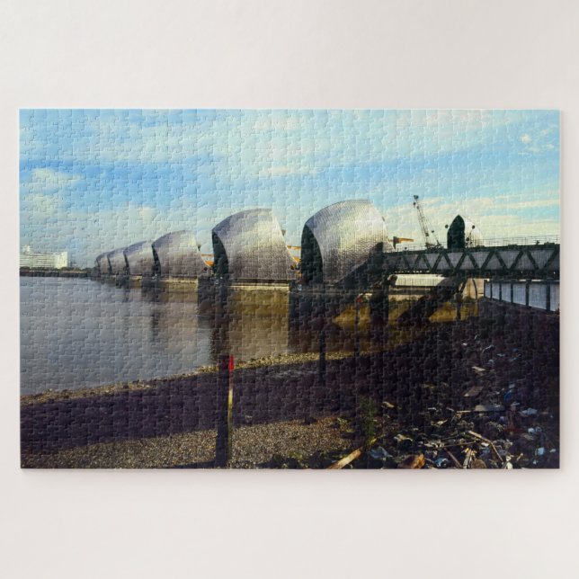 The Thames Barrier, London. Jigsaw Puzzle (Horizontal)