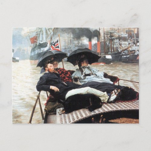 The Thames by James Tissot Postcard
