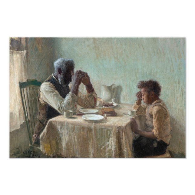 The Thankful Poor, 1894 by Henry Ossawa Tanner Photo Print (Front)