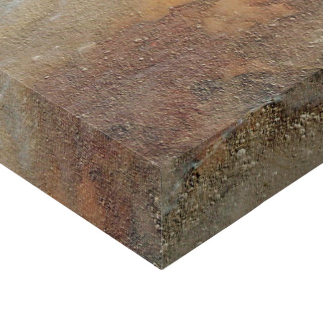 The Thaw Abstract Photographic Art Faux Canvas Print (Corner)