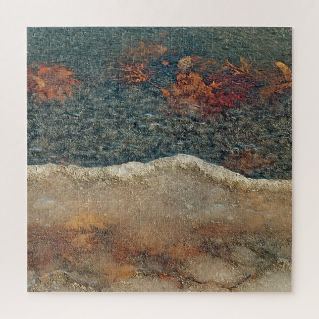 The Thaw Abstract Photographic Art Jigsaw Puzzle (Vertical)