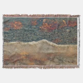 The Thaw Abstract Photographic Art Throw Blanket