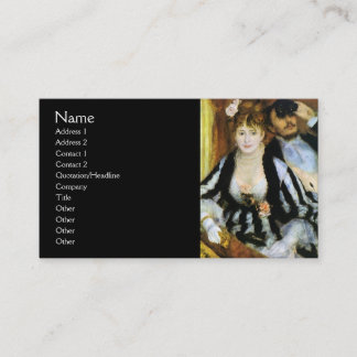 The Theater Box by Renoir Business Card