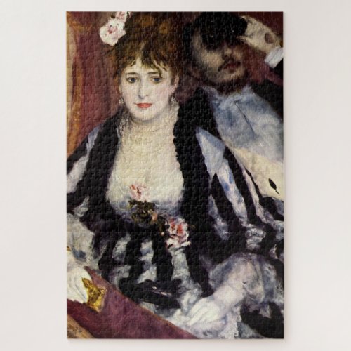 The Theater Box by Renoir Impressionist Painting Jigsaw Puzzle