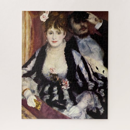The Theater Box by Renoir Impressionist Painting Jigsaw Puzzle