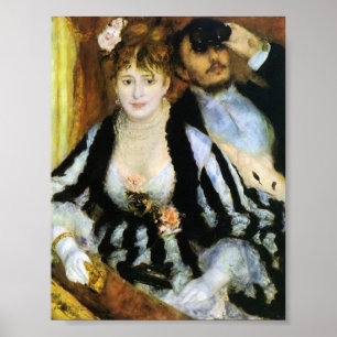 The Theater Box by Renoir Poster