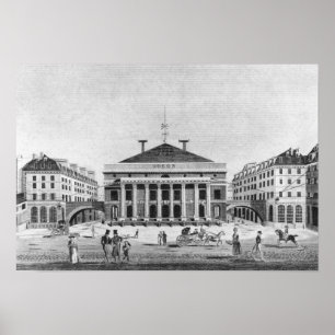 The Theatre de l'Odeon, 1830 Poster