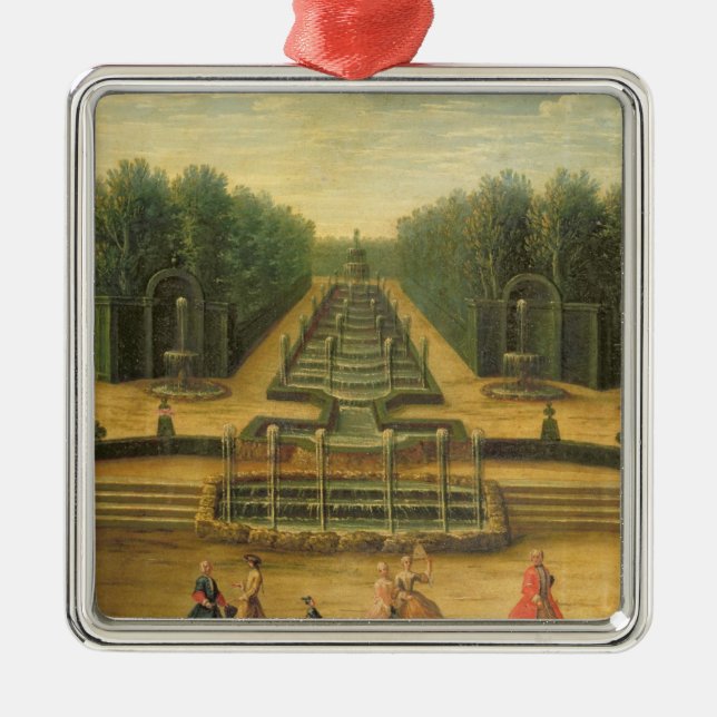 The Theatre d'Eau at Versailles Metal Ornament (Front)