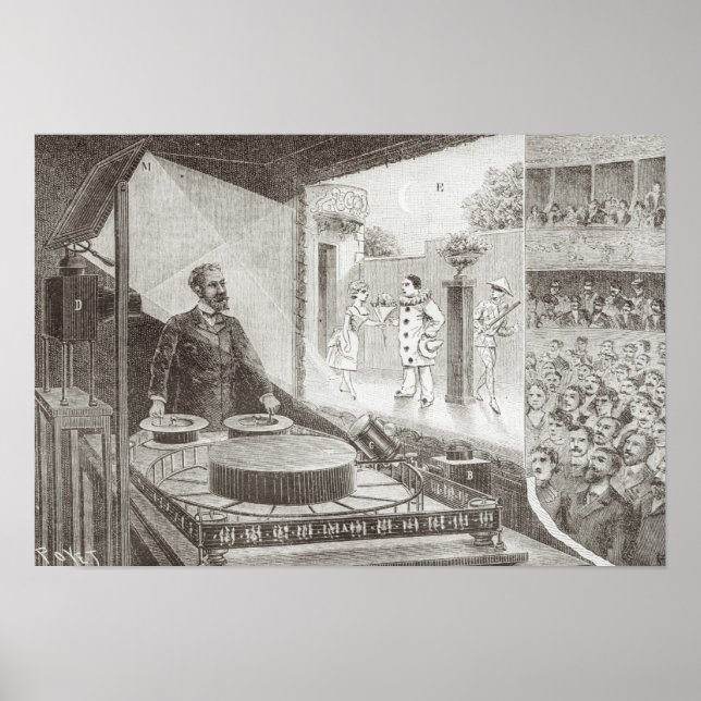 The 'Theatre Optique' and its inventor Poster (Front)