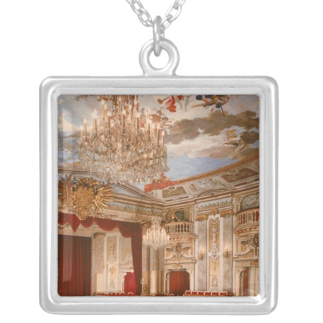 The Theatre Silver Plated Necklace (Front)